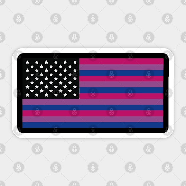 united states of bisexual Sticker by remerasnerds